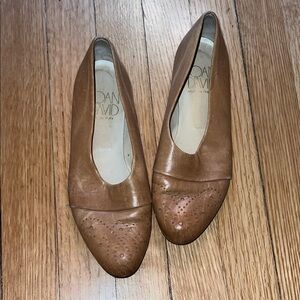 Joan & David Women's Brown Leather Flats